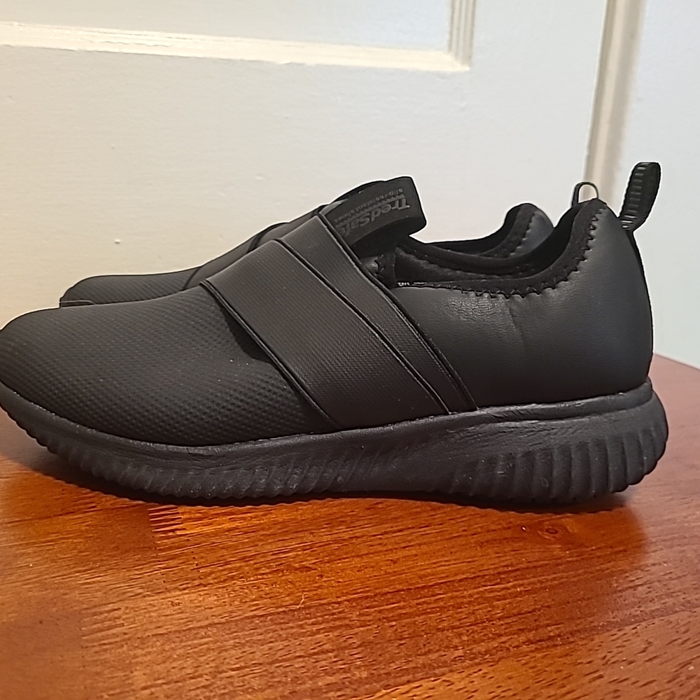 Black Slip-On Sneakers